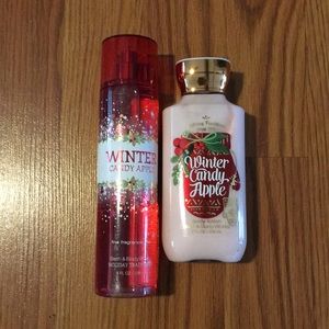 Bath & Body Works Winter Candy Apple bundle